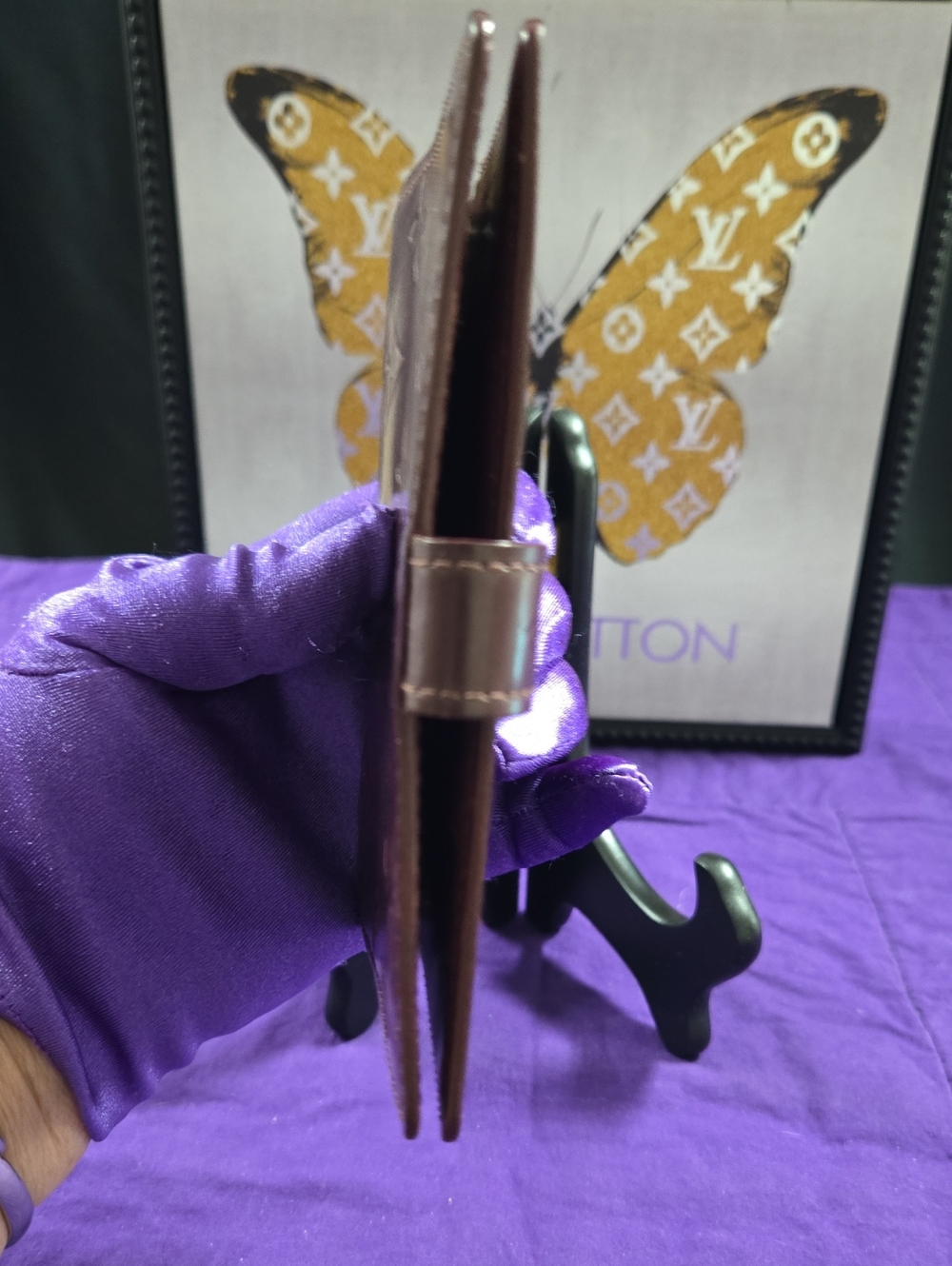 Vintage Louis Vuitton Matte Vernis Burgandy Monogram Agenda PM with COA - Picture 14 of 14
